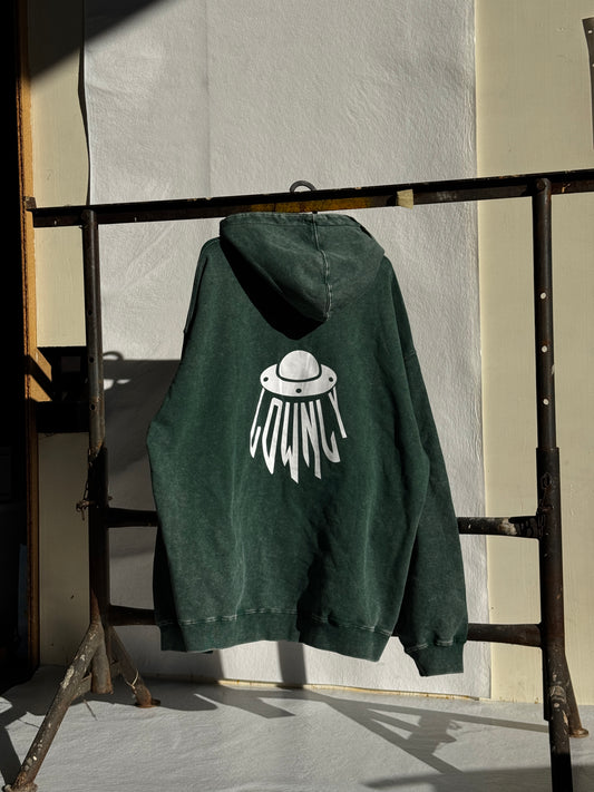 Washed LOWNLY Hoodie GREEN