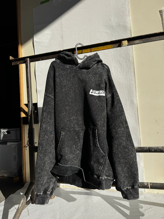 Washed LOWNLY Hoodie BLACK